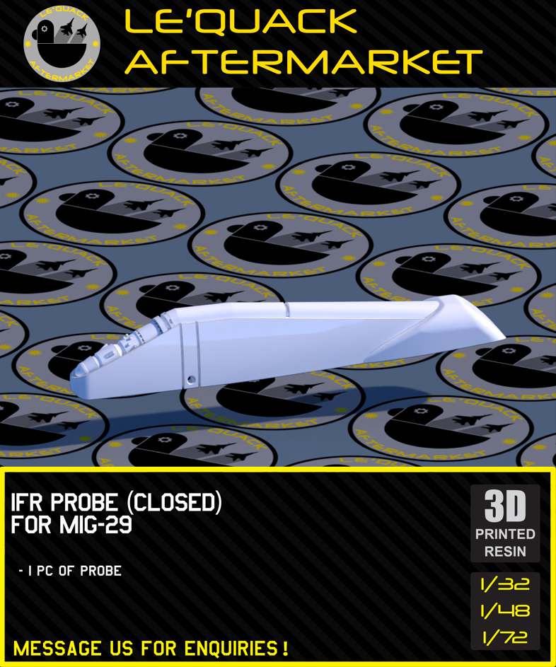 IFR Probe (Closed) 3D printed resin scale model accessory