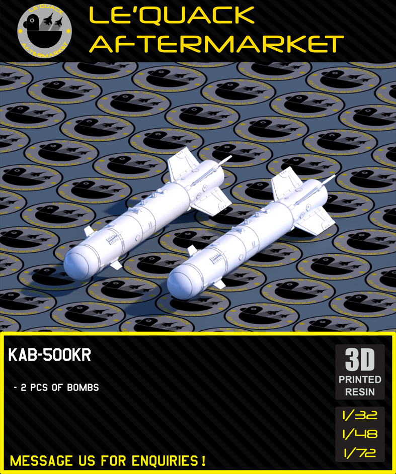 KAB-500KR 3D printed resin scale model accessory