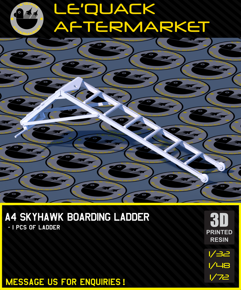 A4 Skyhawk Boarding Ladder 3D printed resin scale model accessory